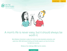 Tablet Screenshot of mommastery.com